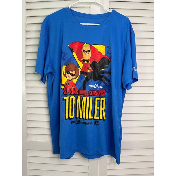 Disney Other - Run Disney Brooks Size XL Springtime Surprise 10 Miler Incredibles Shirt 2025